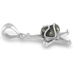 Sterling Silver Campo del Cielo Meteorite Star Pendant