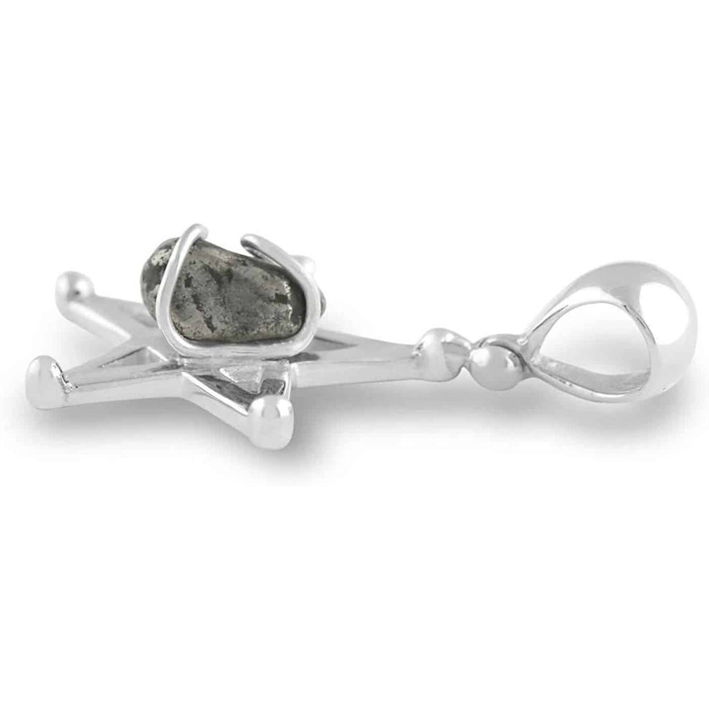 Sterling Silver Campo del Cielo Meteorite Star Pendant