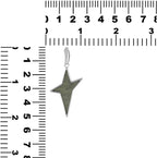 Starborn Muonionalusta Meteorite Star Pendant in Sterling Silver