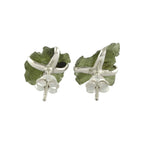 Starborn Rough Moldavite Sterling Silver Post Earrings
