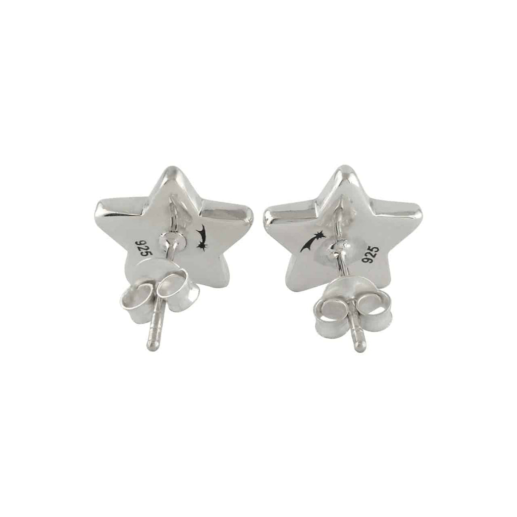 Starborn Ammolite Star Post Earrings in Sterling Silver