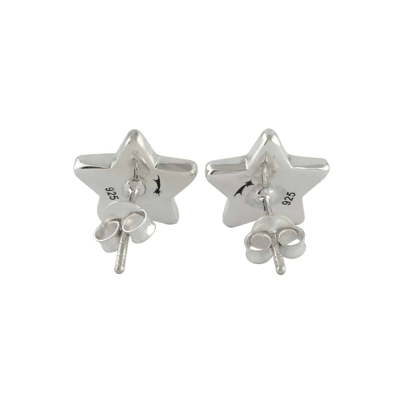 Starborn Ammolite Star Post Earrings in Sterling Silver