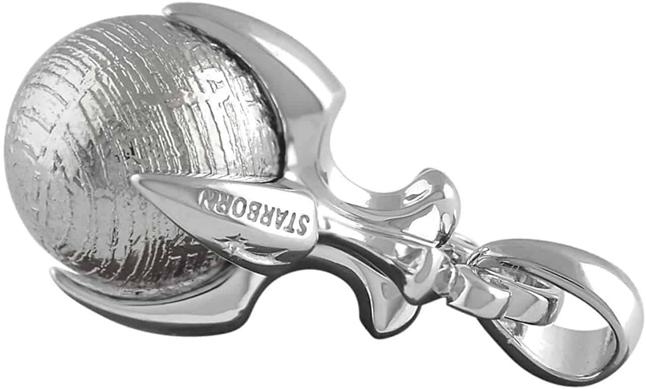 Starborn Muonionalusta Claw Pendant in Sterling Silver