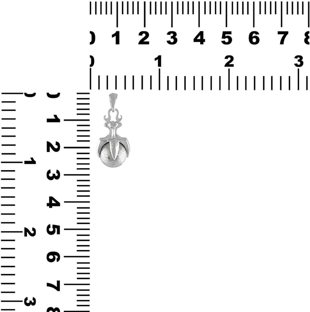 Starborn Muonionalusta Claw Pendant in Sterling Silver