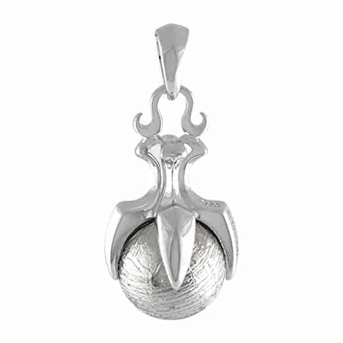 Starborn Muonionalusta Claw Pendant in Sterling Silver