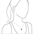 Starborn Natural Rough Moldavite Prong Set Pendant in Sterling Silver (15-20ct)