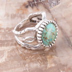 Blessing Blue Turquoise and Sterling Silver Ring