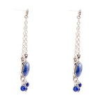 Go West Blue Lapis and Sterling Silver Drop Earrings