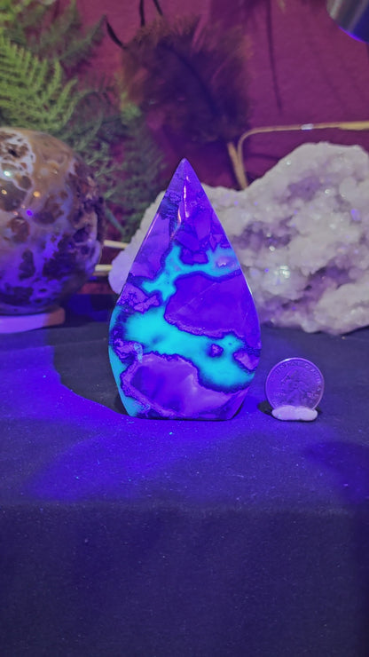 UV Agate Volcano Agate Flame