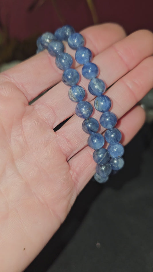 Some Amazing Blue Kyanite..8mm