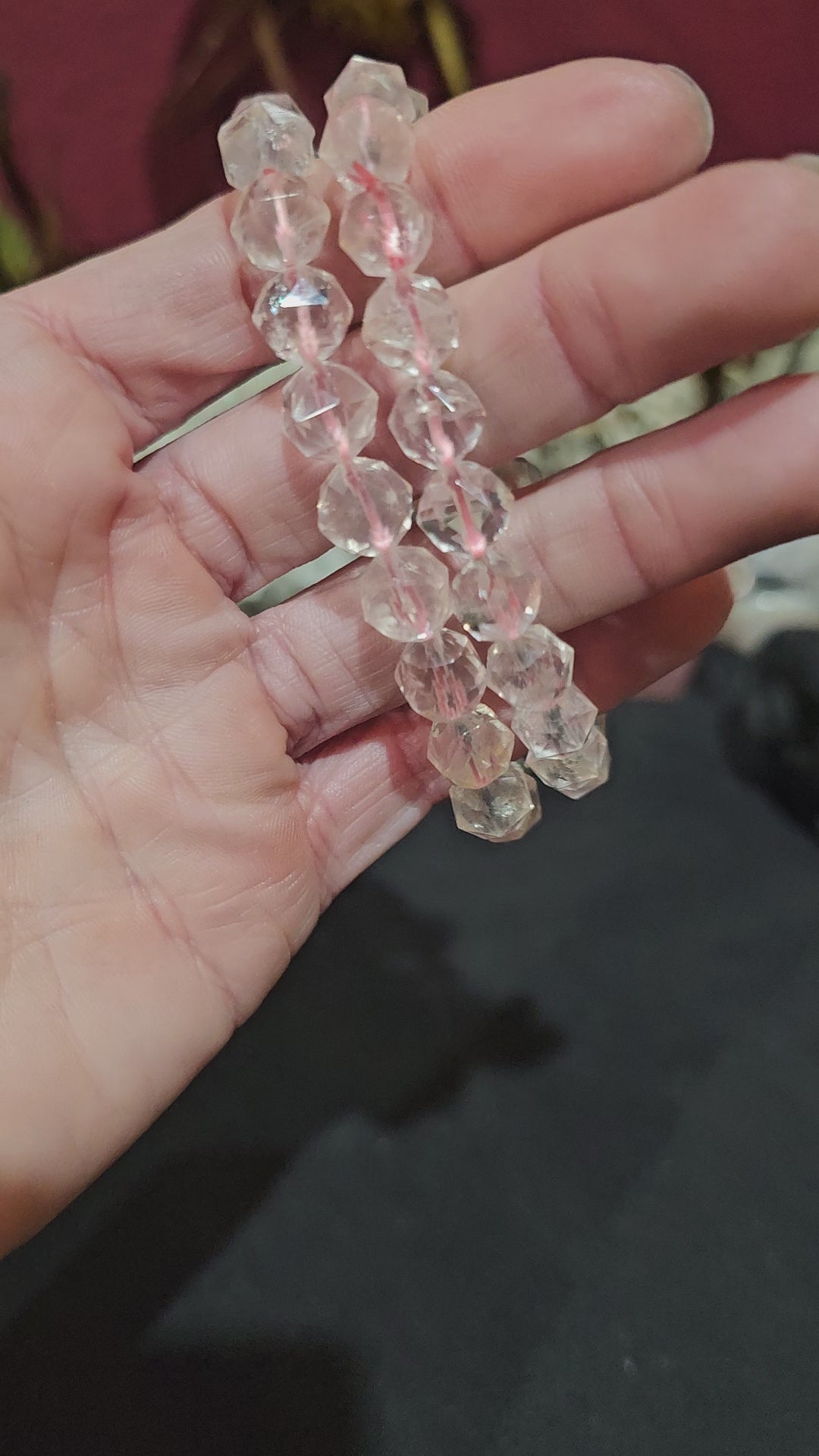 Faceted Rose Quartz Bracelets