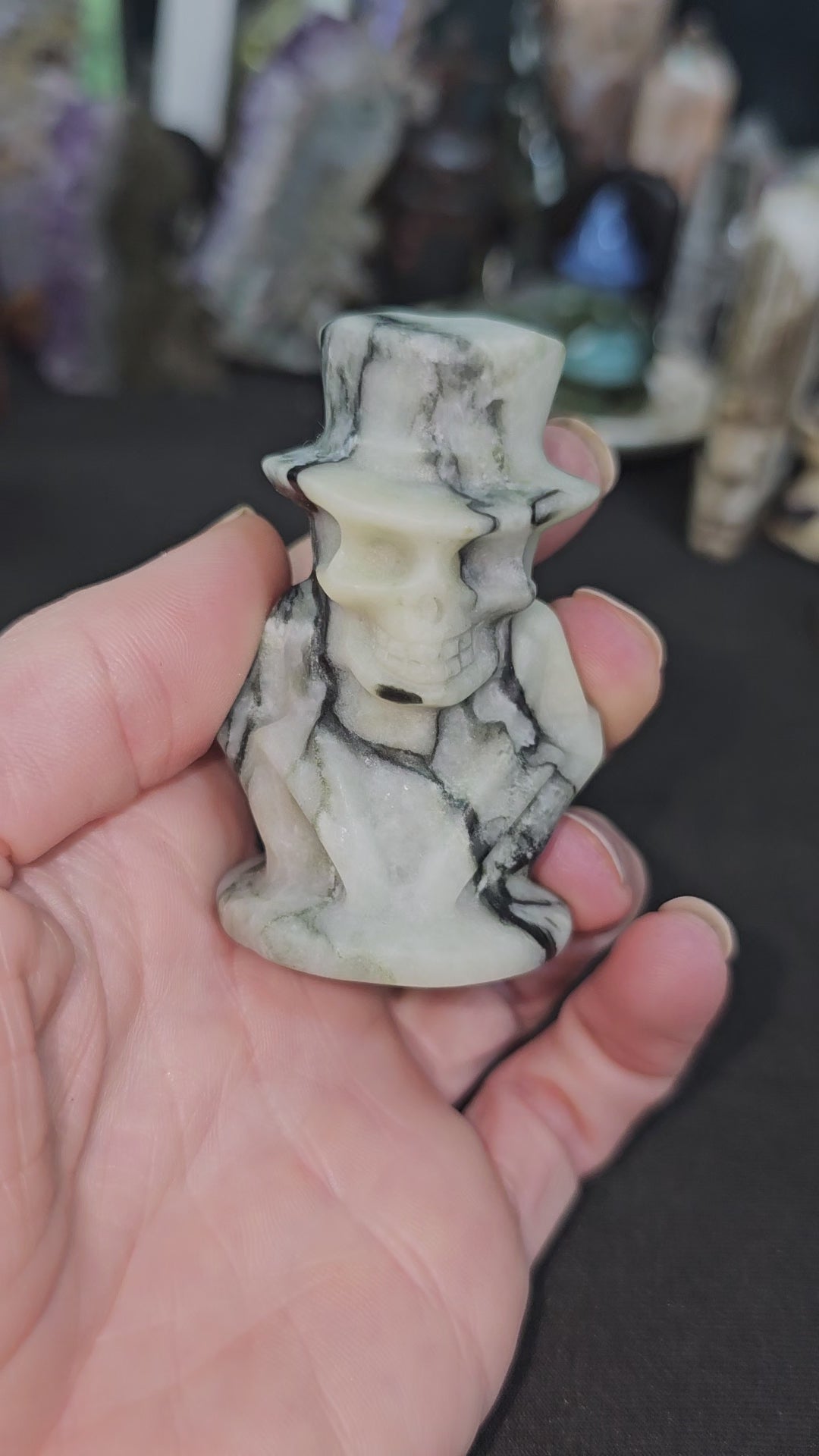 Creepy Skeleton with Top Hat