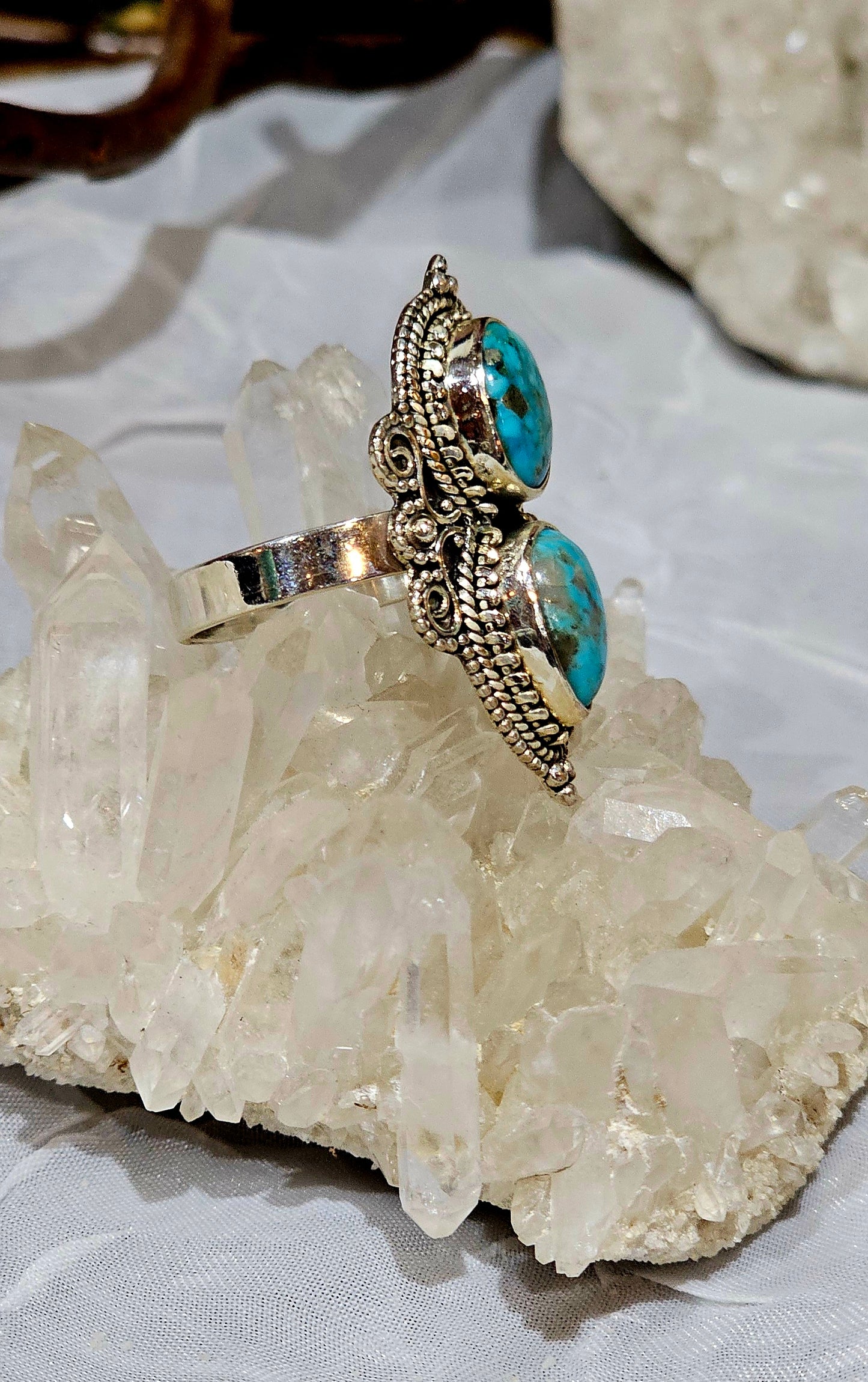 Kingman Turquoise in Sterling Silver