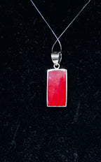 Red Coral Sterling Silver Octopus