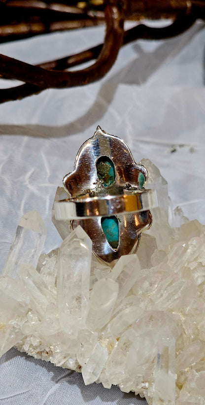 Kingman Turquoise in Sterling Silver
