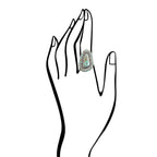 Sedona Blue Turquoise and Sterling Silver Statement Ring