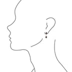 Sterling Silver Black Onyx Drop Earrings