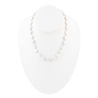 White Fresh Water Pearl Sterling Silver Necklace